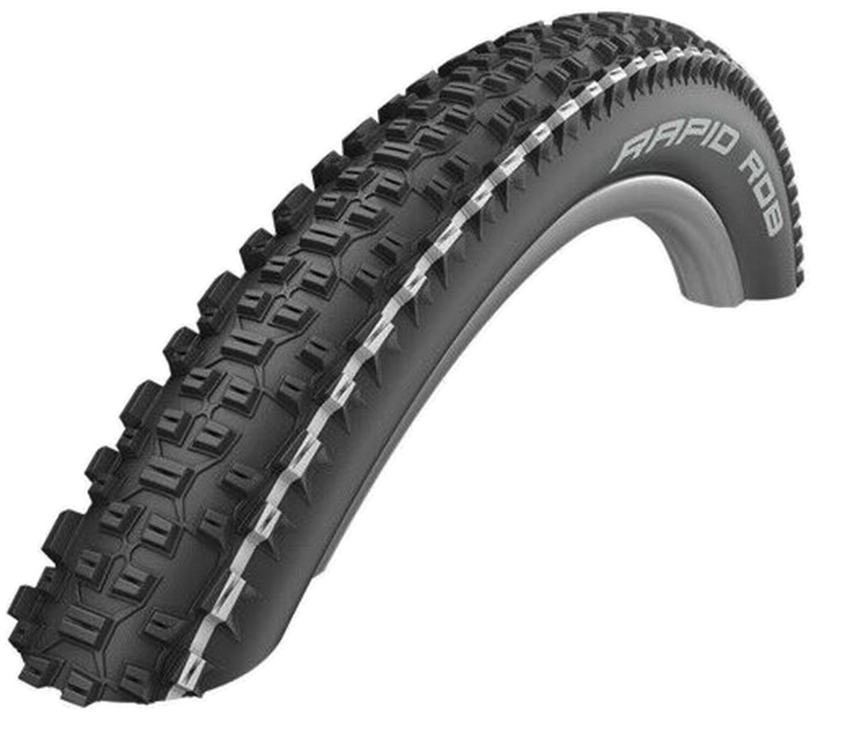 Schwalbe Reifen Rapid Rob Schwarz / Schwarz/Weiß 26" 27,5" 29"