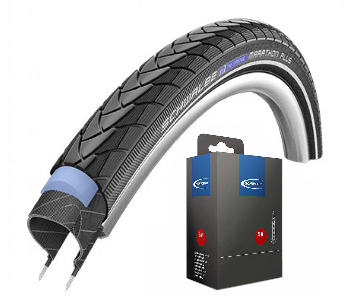 Schwalbe Reifen Marathon Plus schwarz Reflex 26 x 1,50 (40-559)" + SV