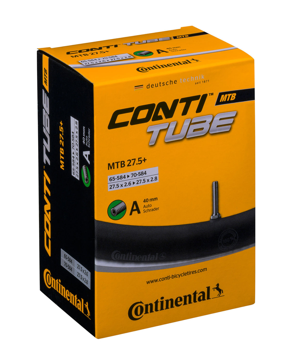 Continental Schlauch MTB AV 40 mm für 27,5" + (65-584/70-584)