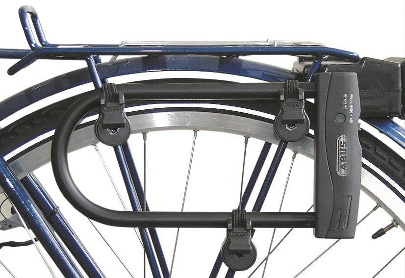 ABUS Gepäckträgerhalter universal, UGH 02 schwarz | Ausführung: für alle Bügelschlösser und Steel-O-Flex Schlösser