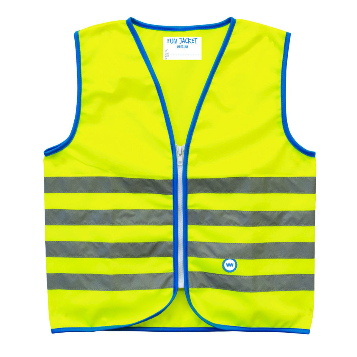 WOWOW Kinder Reflexweste Fun Jacket Kinder Gr. S/M/L
