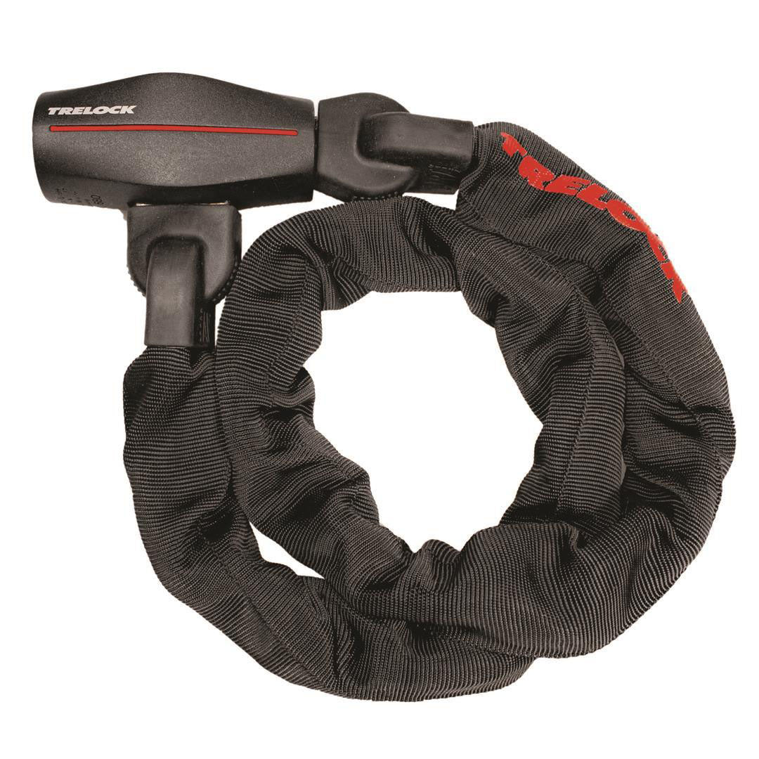 Trelock Kettenschloss BC 680 schwarz Länge 110 cm Stahl