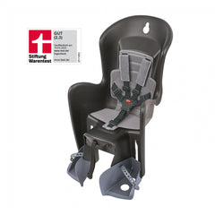 Polisport Kindersitz Bilby Maxi Gepäckträgerbefestigung (CFS) Schwarz/Grau B-Ware