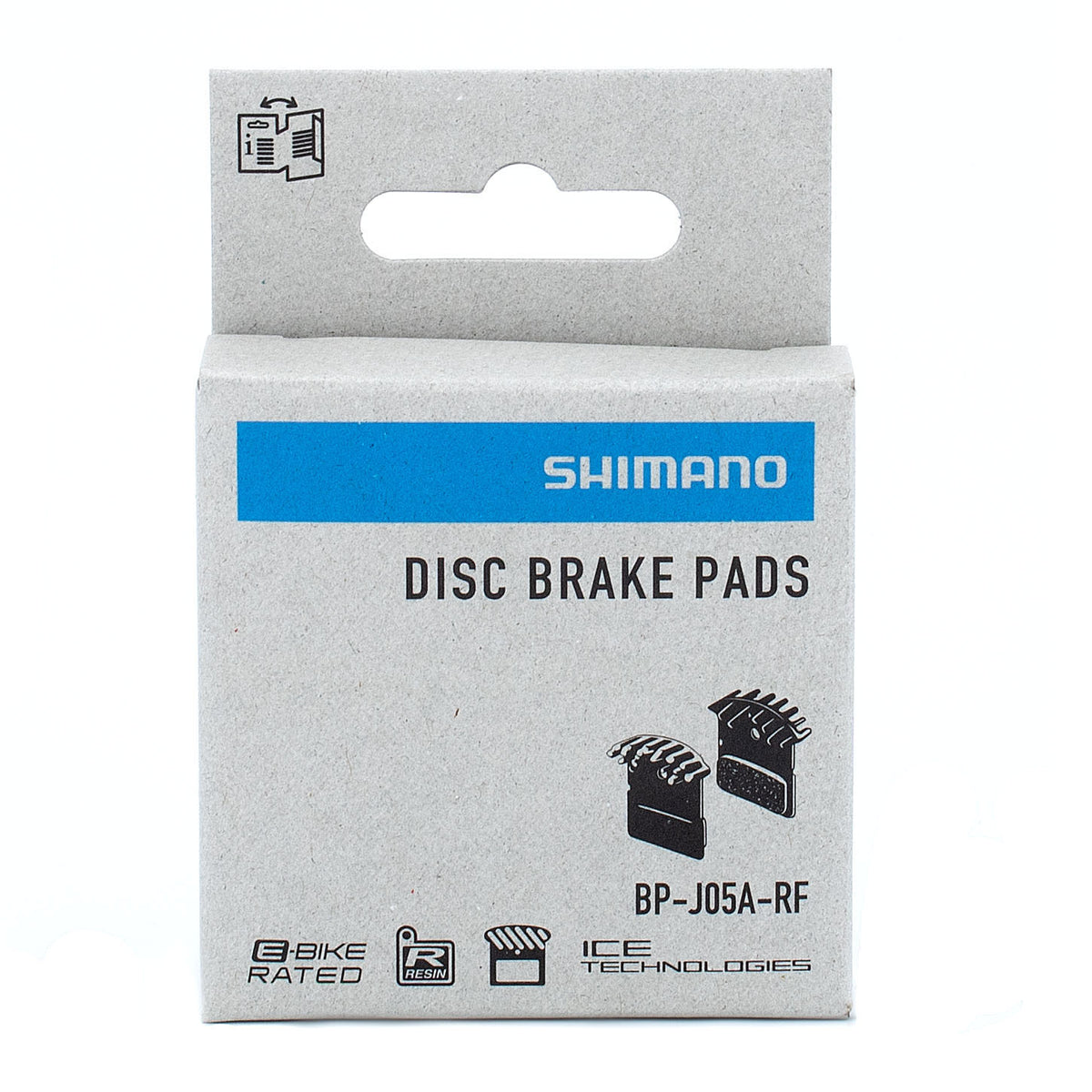SHIMANO Scheibenbremsbeläge J05A-RF mit Kühlrippen