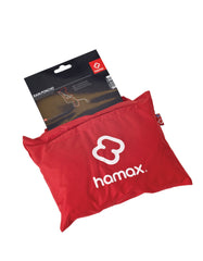 HAMAX Kindersitz Regenschutz Poncho für das Fahrrad rot