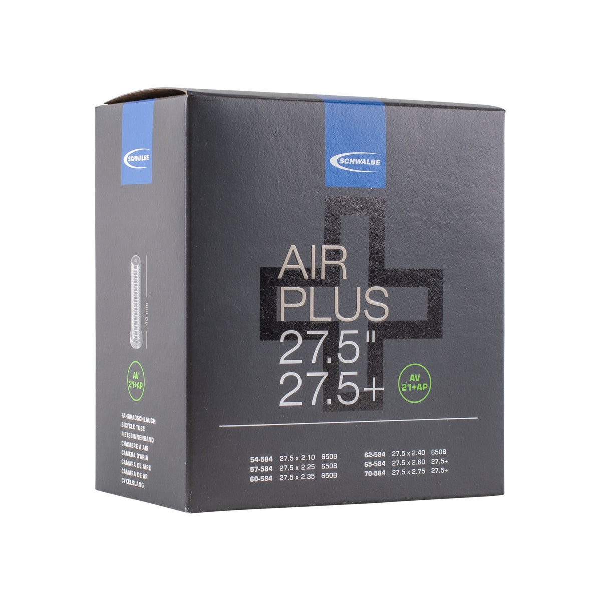 Schwalbe Schlauch AV21+ Air Plus 54-70/584