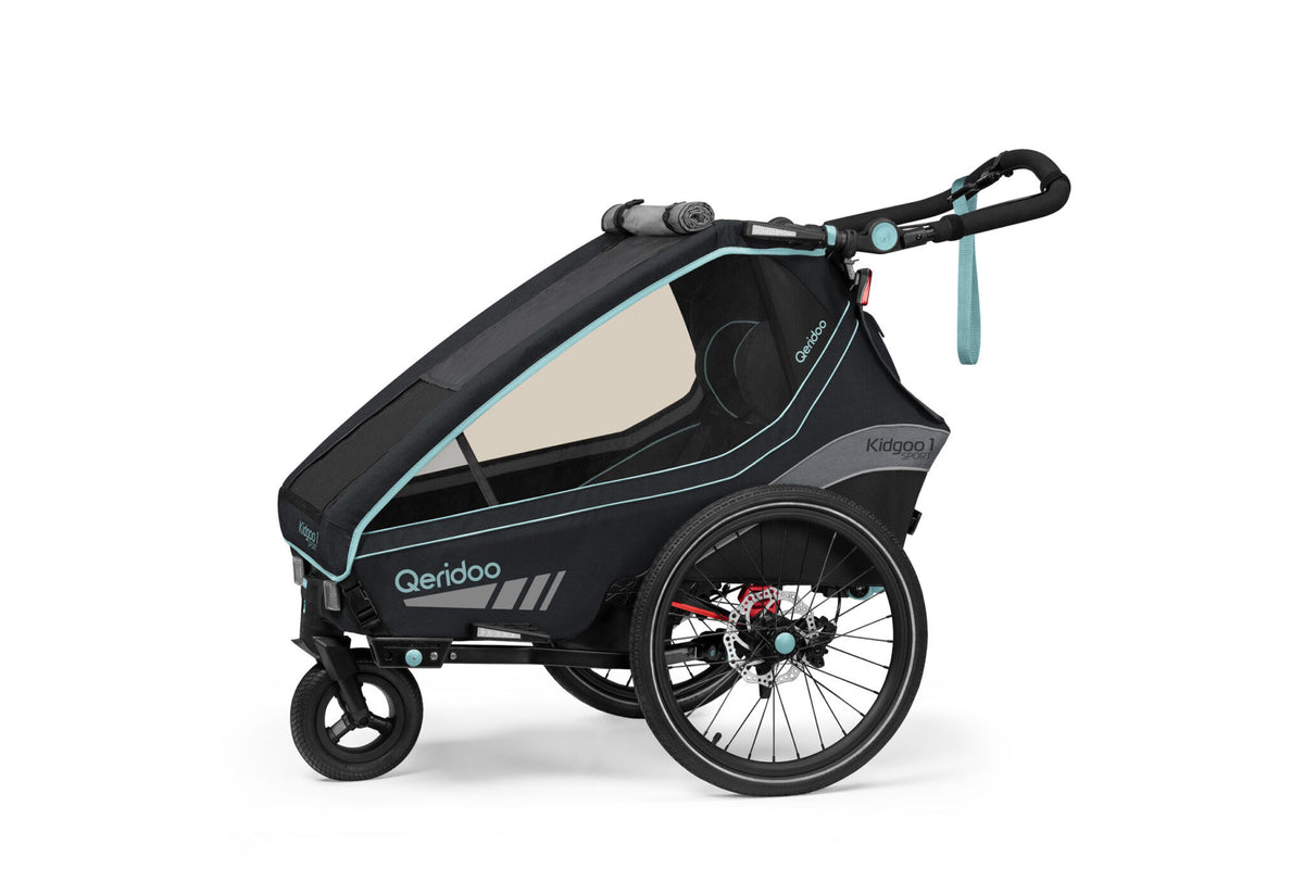Kidgoo 1 Sport Kinderanhänger Arctic Blue | Grey Limited Edition