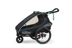 Kidgoo 1 Sport Kinderanhänger Arctic Blue | Grey Limited Edition
