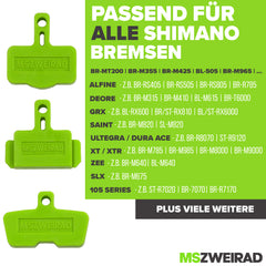 MSZWEIRAD Entlüftungsset für alle Shimano Bremsen inkl. Öl
