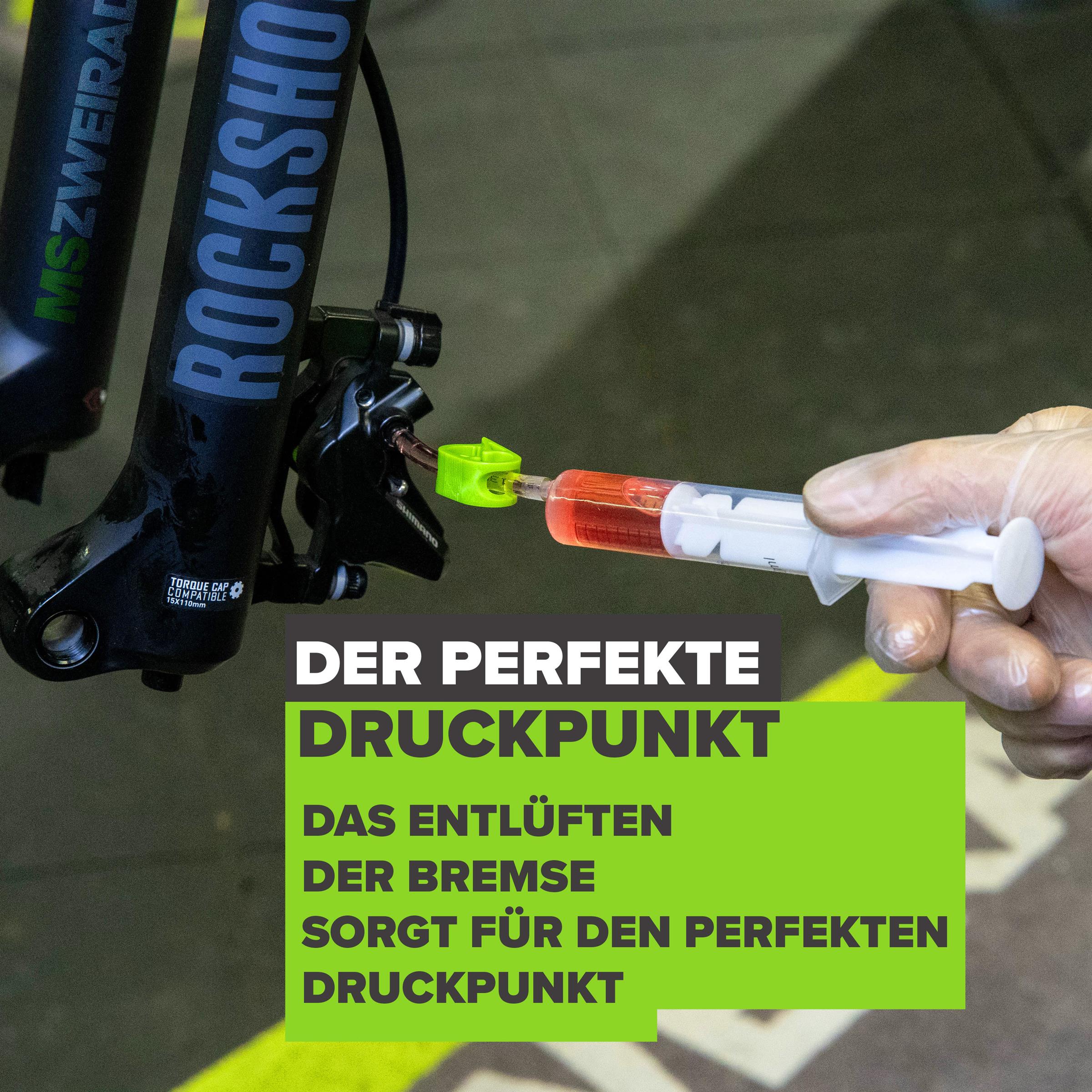 MSZWEIRAD Entlüftungsset für alle Shimano Bremsen inkl. Öl