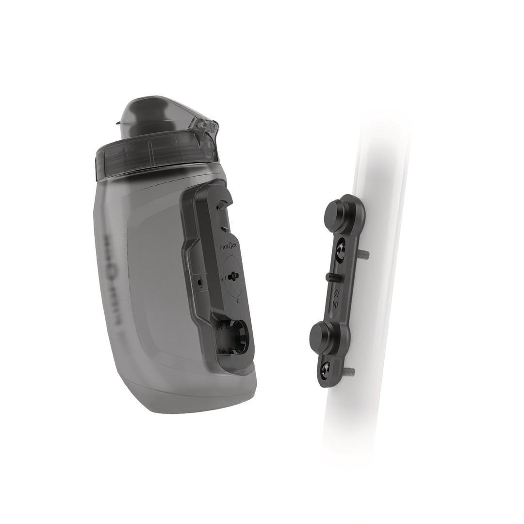 Fidlock Trinkflaschen Set TWIST inkl.bike base 450 ml magnet transparent schwarz