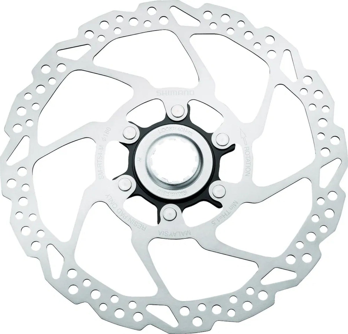 Shimano Bremsscheibe SMRT54 Center Lock 180 mm