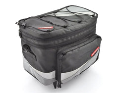 Pletscher Gepäckträgertasche Basilea schwarz/grau