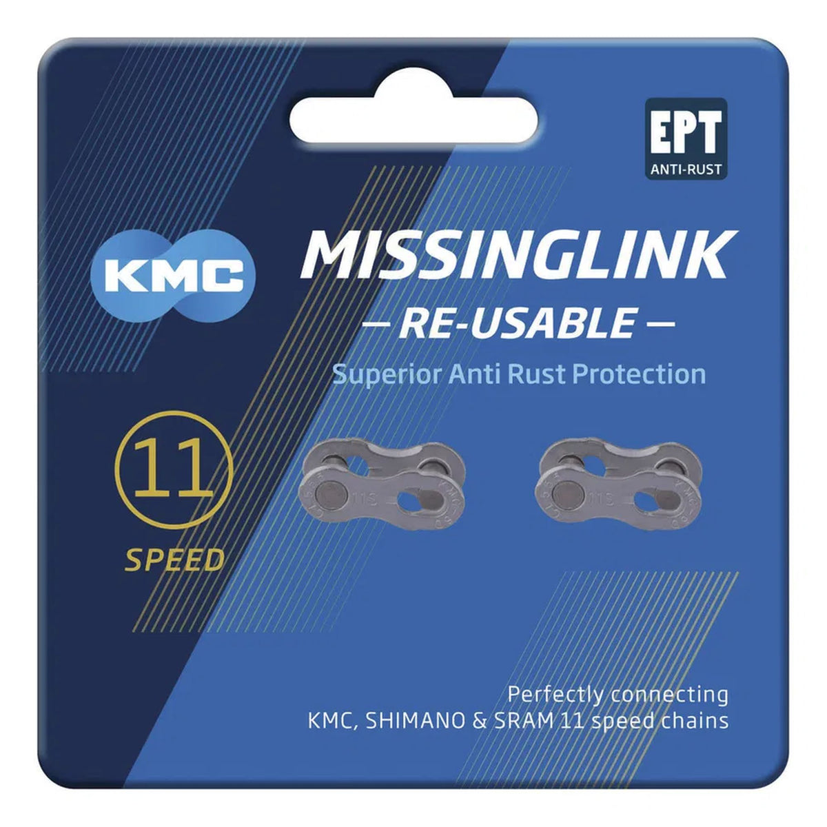 KMC Kettenverschlussglied MissingLink EPT 11-fach 5,65 mm silber  1/2" x 11/128"