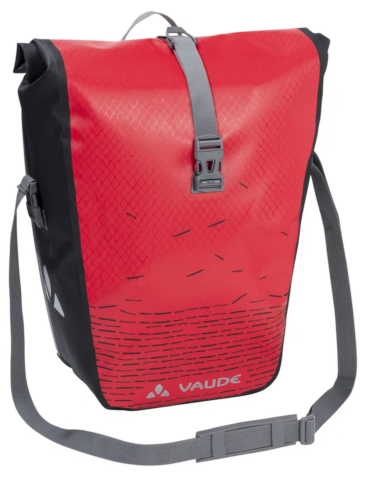 Vaude Einzeltasche HR Aqua Back Print schwarz/rot