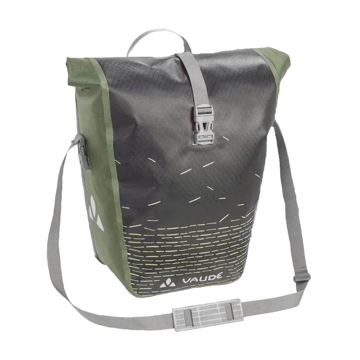Vaude Einzeltasche Aqua Back Print schwarz/grün