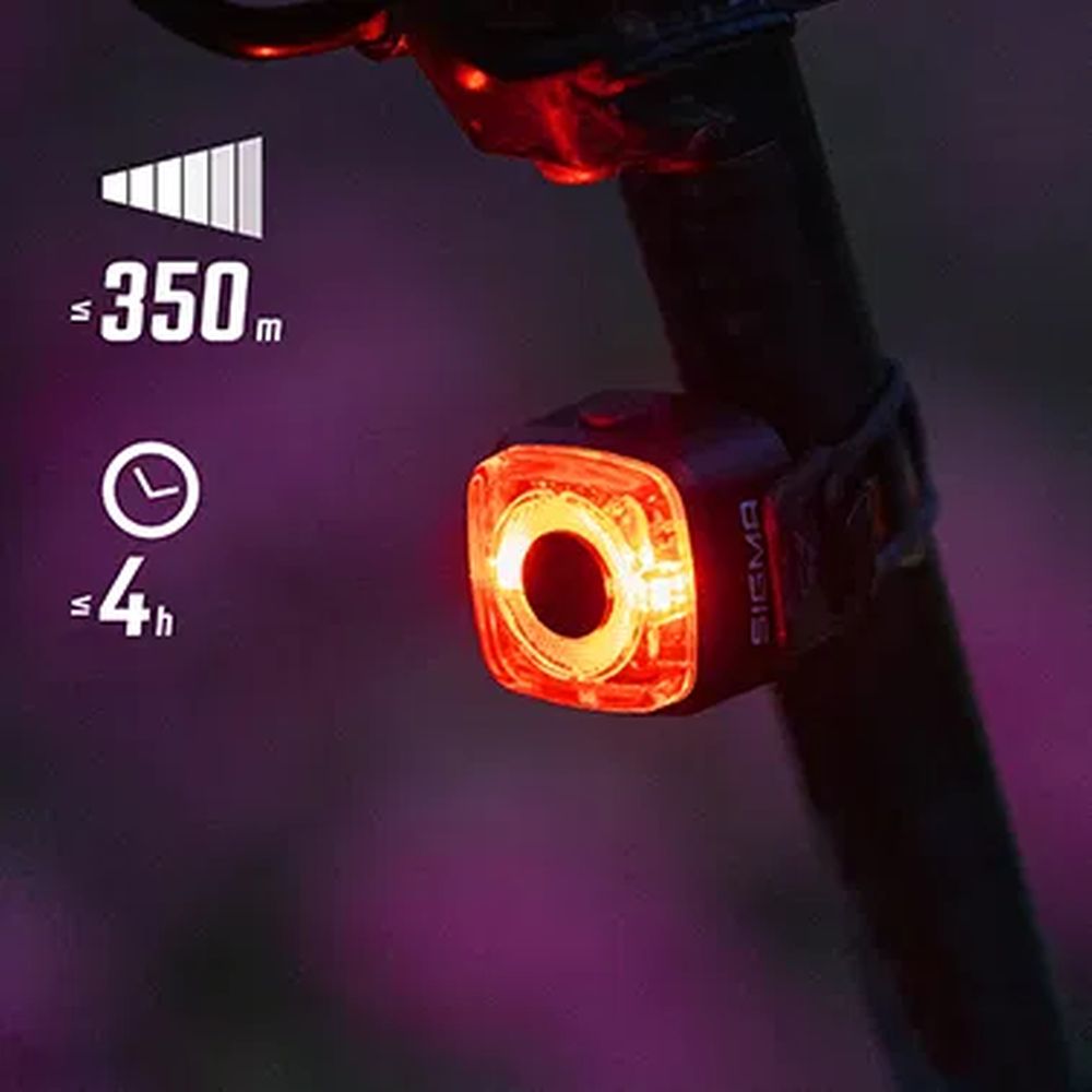 Sigma LED Akkuleuchten Set AURA Micro Set schwarz – MSZWEIRAD