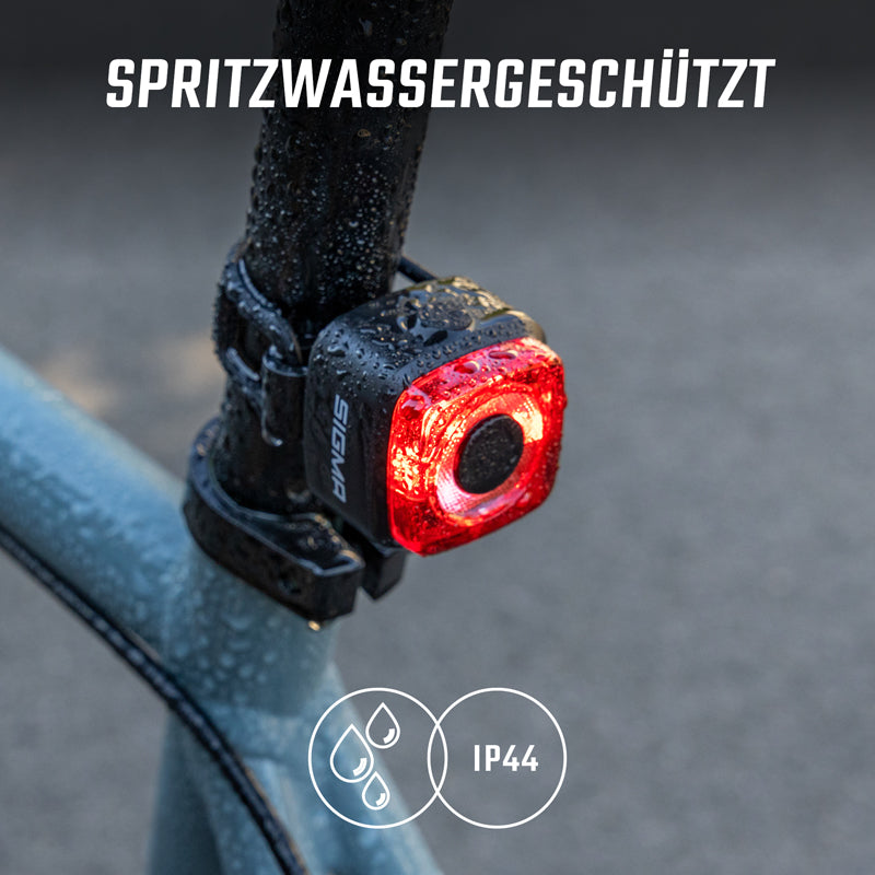 Sigma LED Akkuleuchten Set AURA Micro Set schwarz – MSZWEIRAD