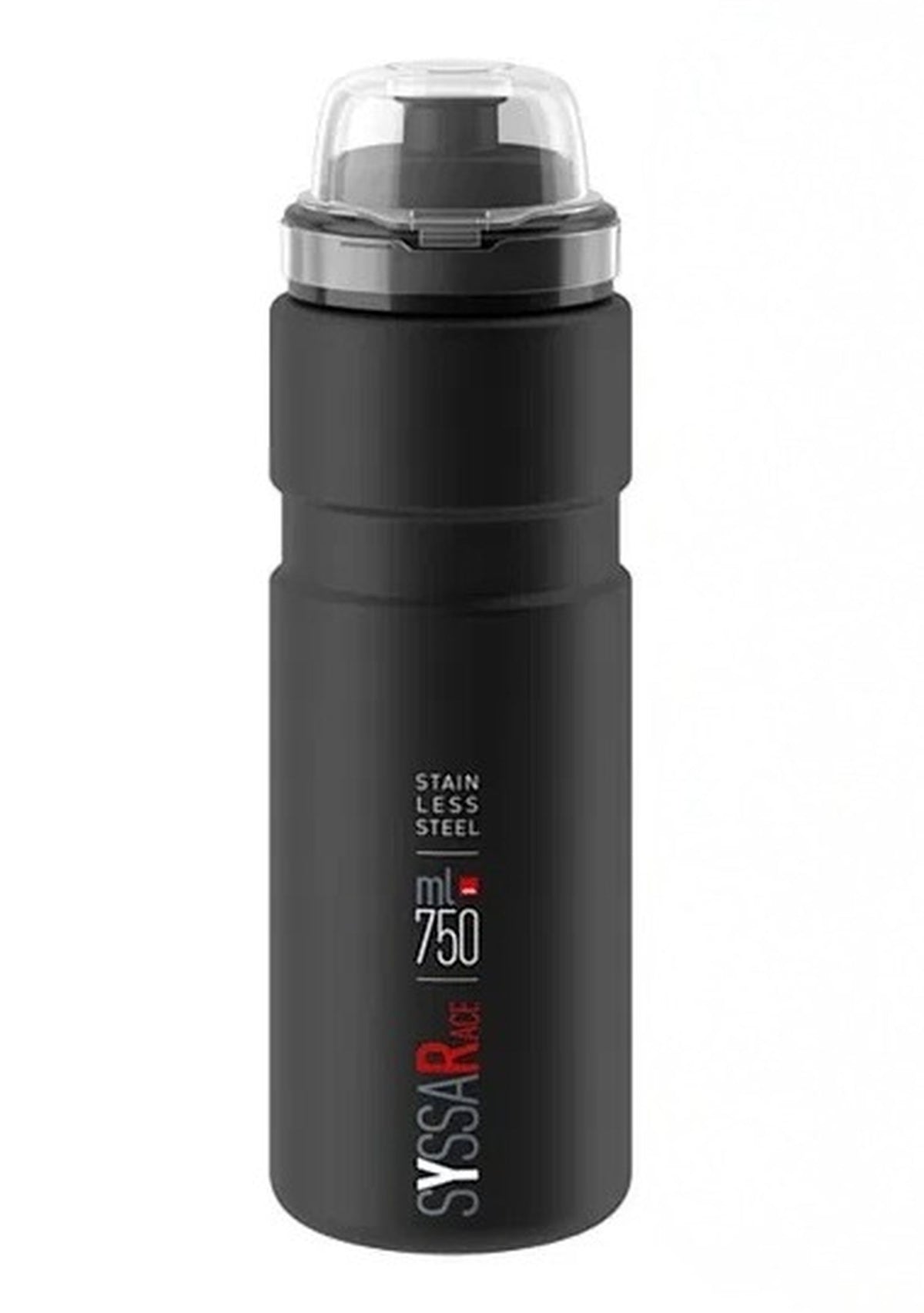 Elite Trinkflasche Syssa Race schwarz matt 0,75 L