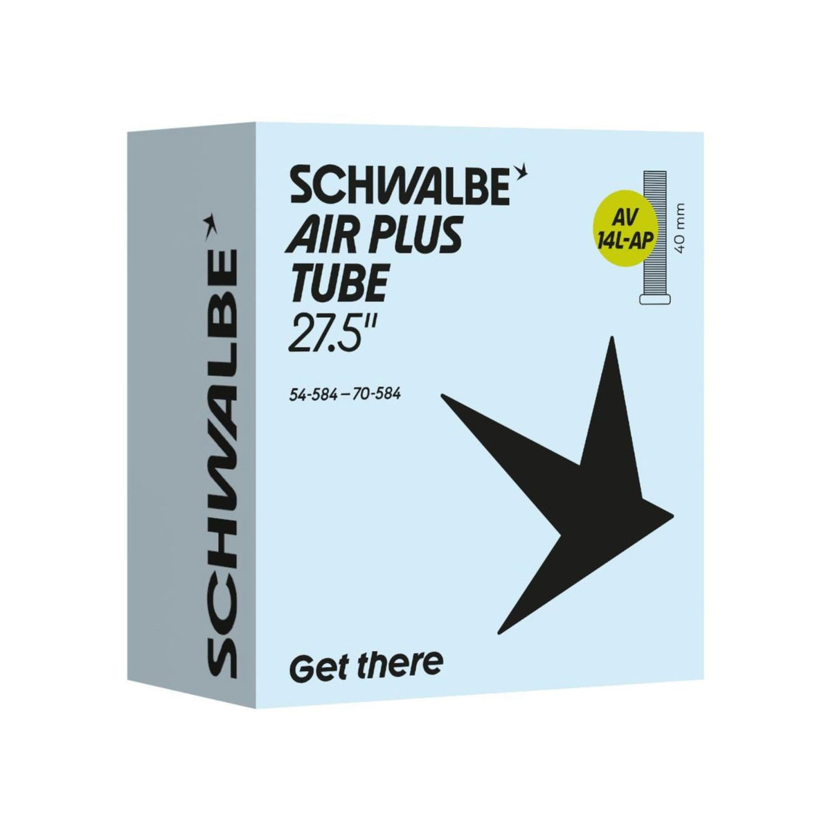 Schwalbe Schlauch AV14L-AP Air Plus 40 mm (27.5") 54/70-584 Modell 2026