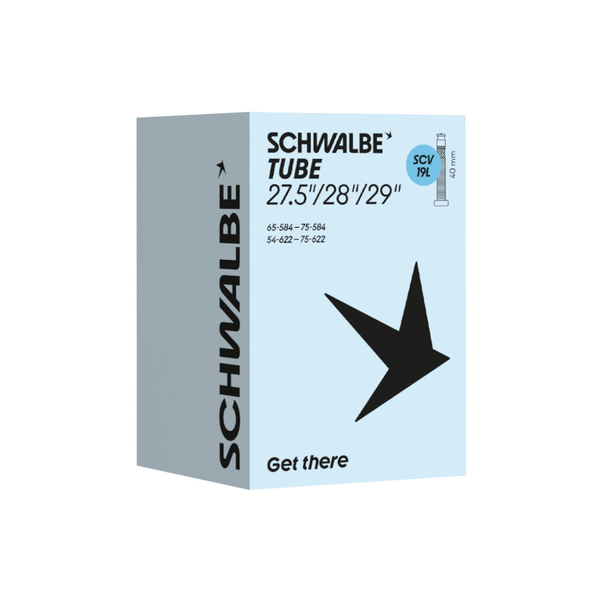 Schwalbe Schlauch SCV19L 40 mm 54/75-584/622 Modell 2026