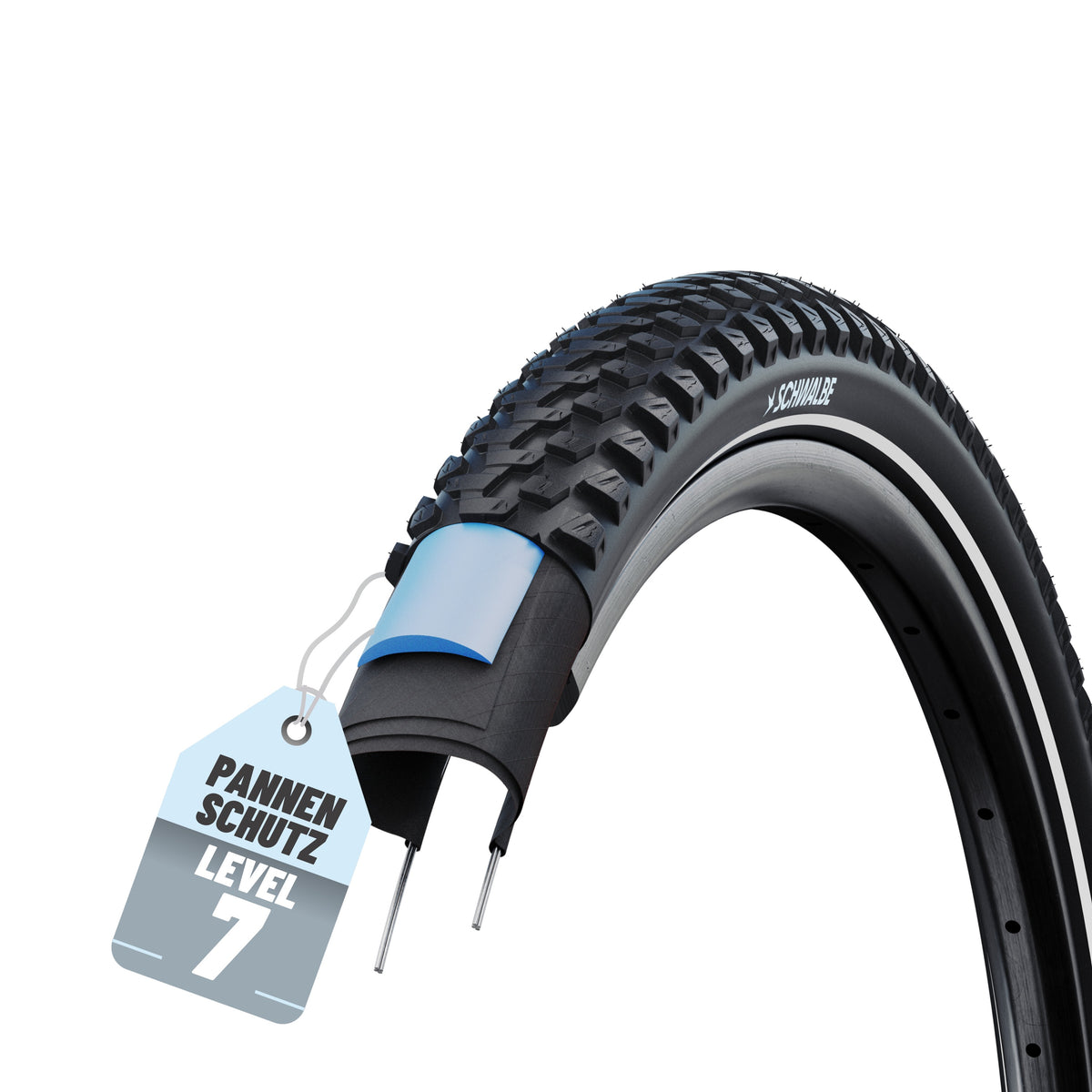 Schwalbe Reifen Marathon Plus MTB Schwarz Reflex 29 x 2.25 (57-622)" Drahtreifen Modell 2026