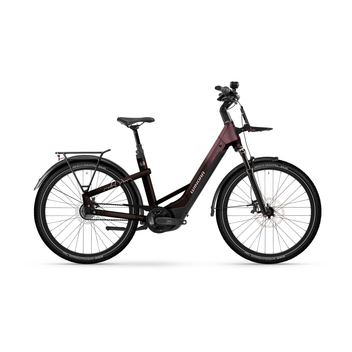 WINORA Yakun R5 Low red/violet red - gloss