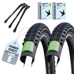 2er Set Schwalbe Reifen Marathon 365 Schwarz Reflex 28 x 2.00 (50-622)" Drahtreifen Modell 2026 + Reifenheber