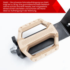 Kyto Fahrrad Wandhalter Mini inklusive 7x Dübel