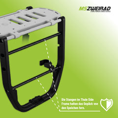 Thule Side Frames Pack`n Pedal Tour Rack schwarz