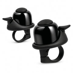 BikePeak Fahrradklingel 2er-Set – 360° drehbar, laut, für Ø 22,2 mm Lenker