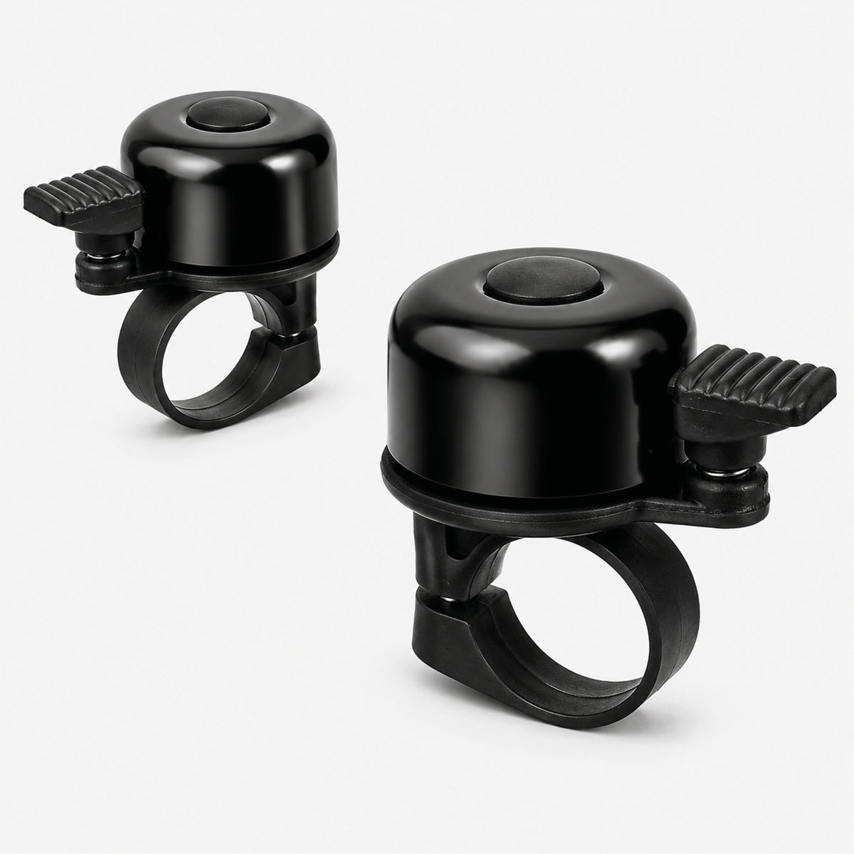 BikePeak Fahrradklingel 2er-Set – 360° drehbar, für 22,2 mm Lenker