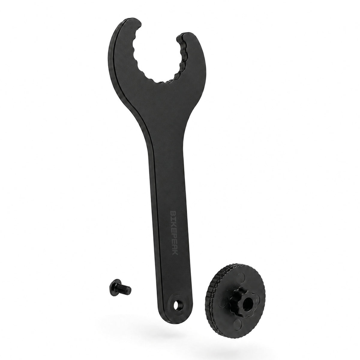 BikePeak 2-in-1 Innenlagerschlüssel & Kurbelkappen-Werkzeug, Stahl 210 mm