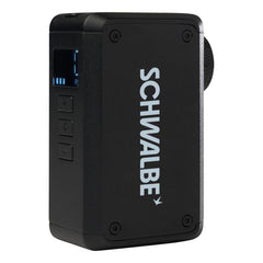 Schwalbe E-Micro Pump – elektrische Mini-Fahrradpumpe mit Akku, 8,3 bar, inkl. SCV-Pumpenkopfadapter