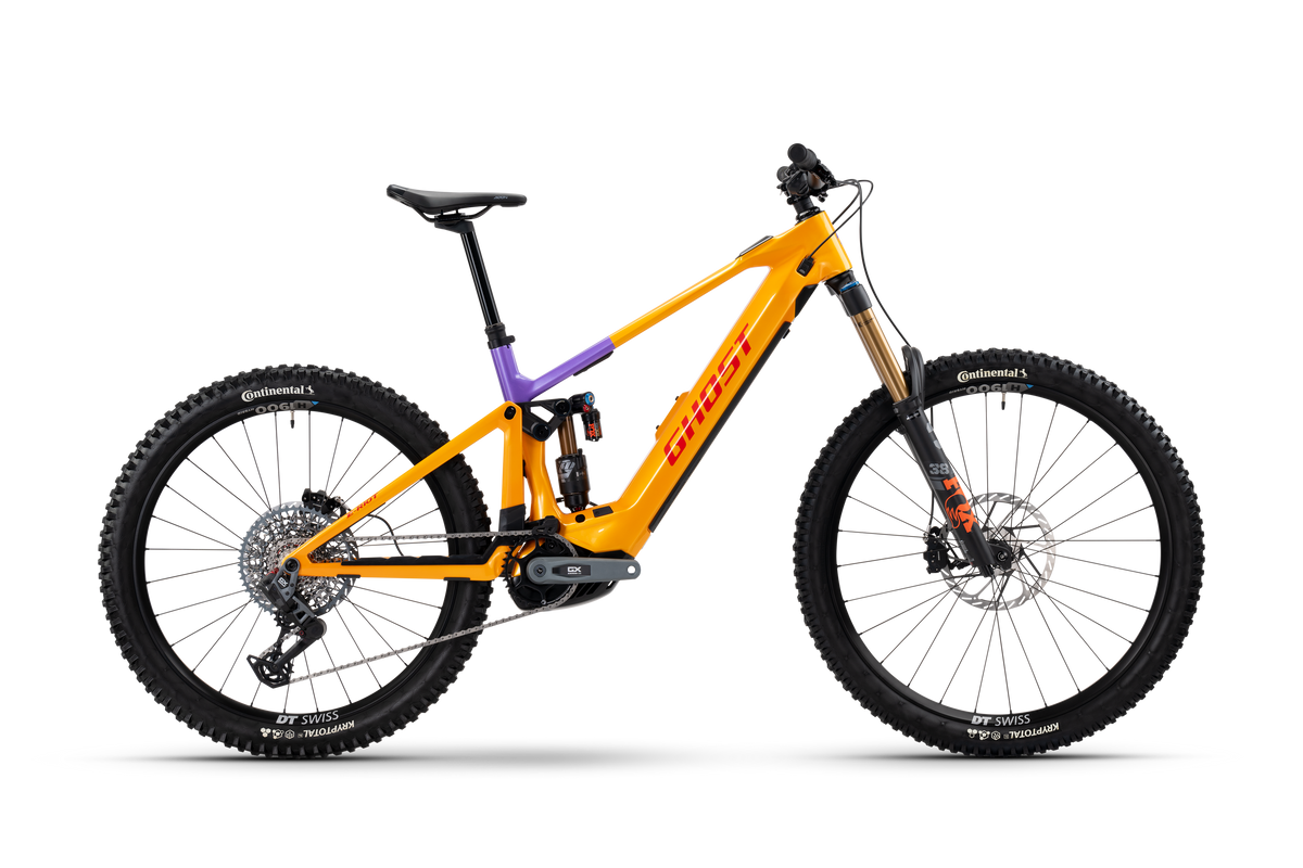 GHOST E-RIOT CF FULL PARTY Unisex orange dazzling mango/diva purple - glossy