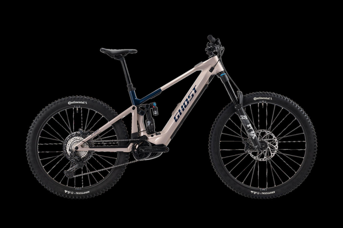GHOST E-RIOT CF PRO Unisex coffee ice rose/ink blue - glossy