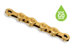 KMC Fahrrad Kette X12 Ti-N Gold gewachst 12-fach 126 Glieder