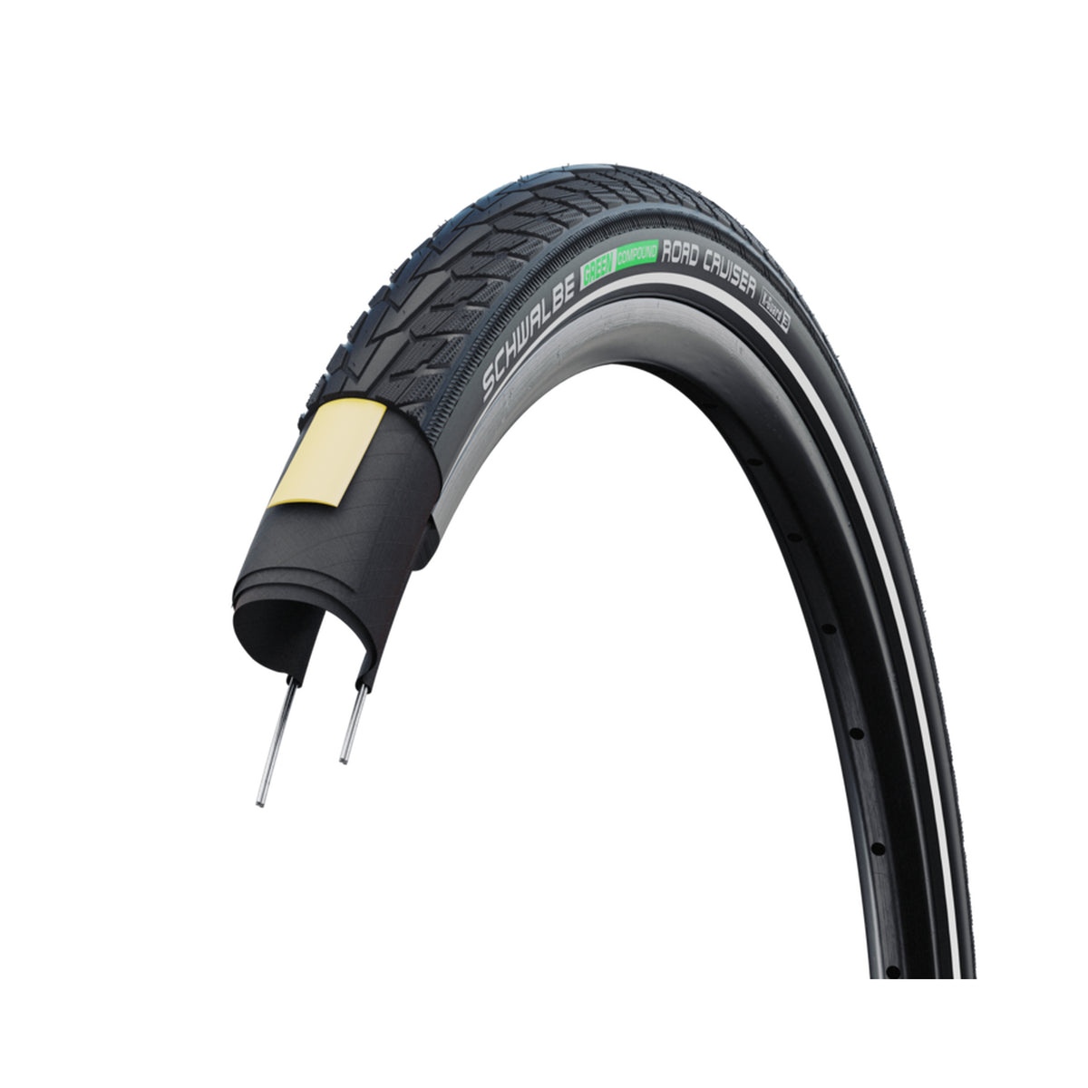 Schwalbe Reifen Road Cruiser K-Guard Schwarz Reflex 24 x 1,75 (47-507)