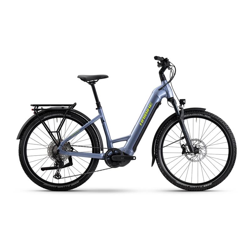 Haibike TREKKING 7.5 Low blue slate/yellow glänzend