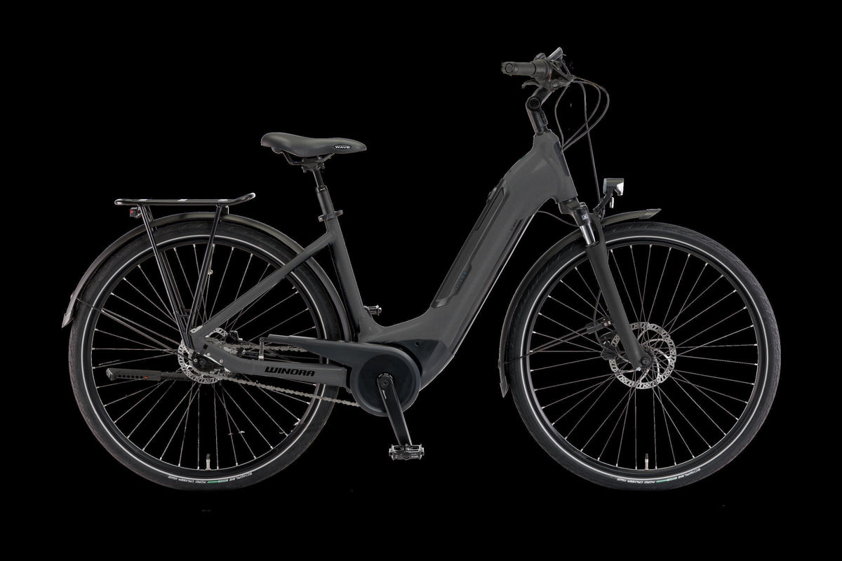 WINORA Tria N8f Low Microchip Grey glossy glänzend